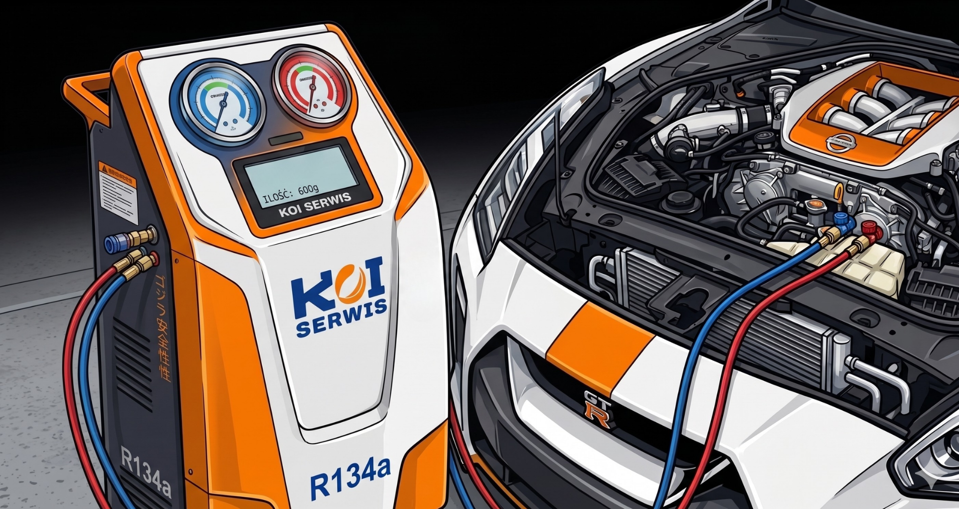 Serwis klimatyzacji R134a