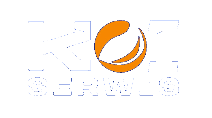 KOI Serwis - logo biale